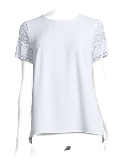michael kors overall aus weisser spitze